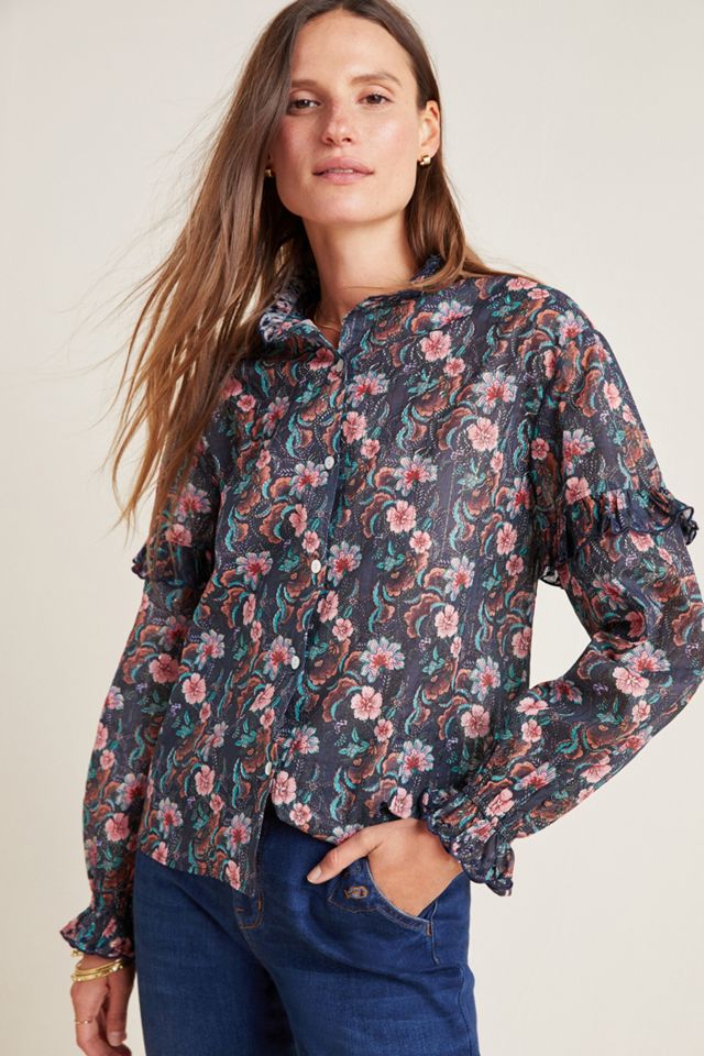 Fig Floral Blouse | Anthropologie