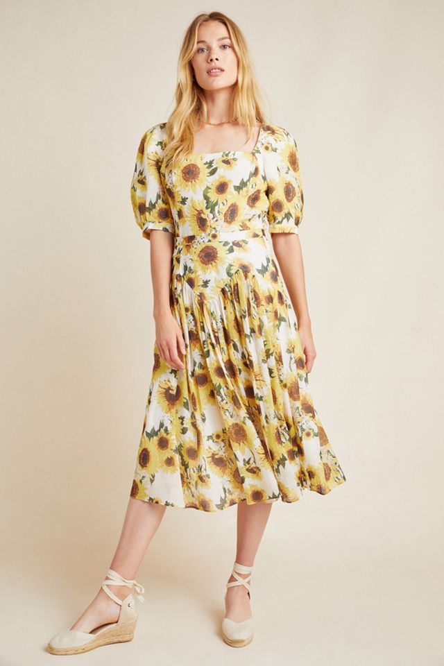 Sunflower Linen Blouse #5