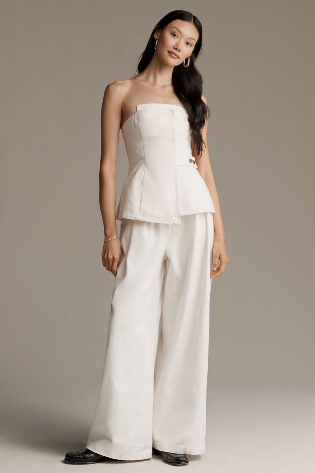 Significant Other Micah Strapless Denim Top #4