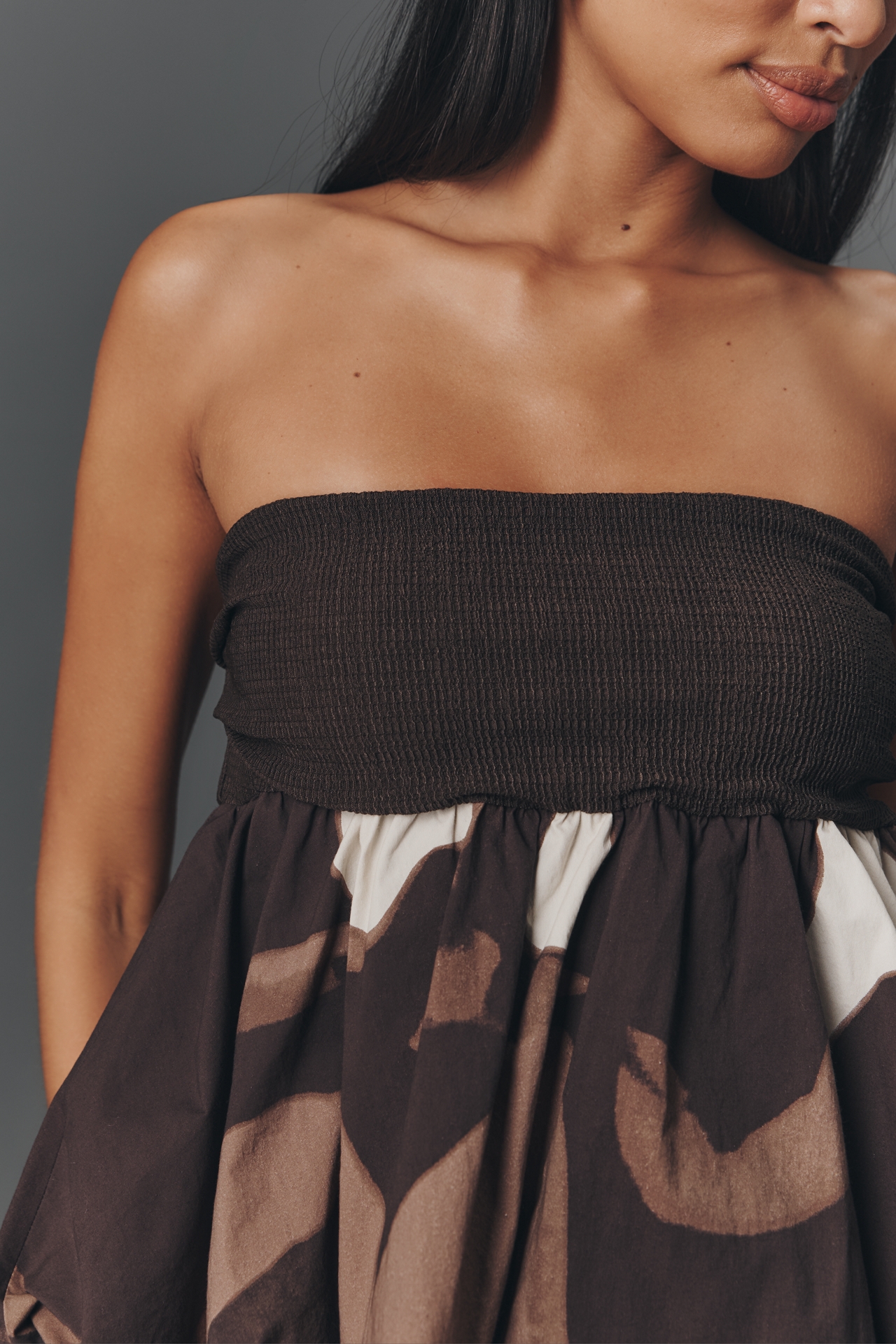 Significant Other Charley Strapless Bubble Top