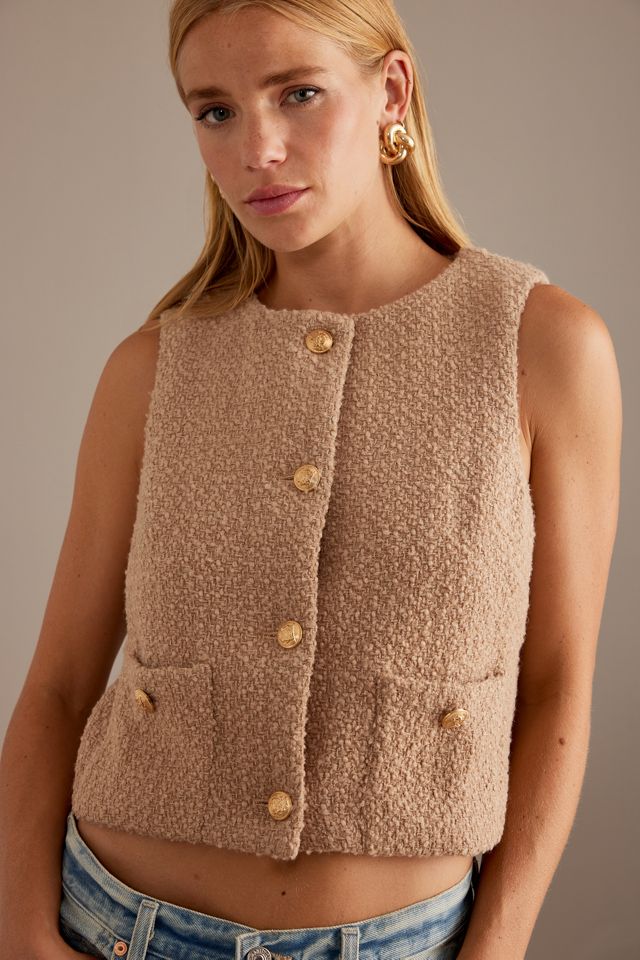 4th & Reckless Felicia Tweed Weste #2
