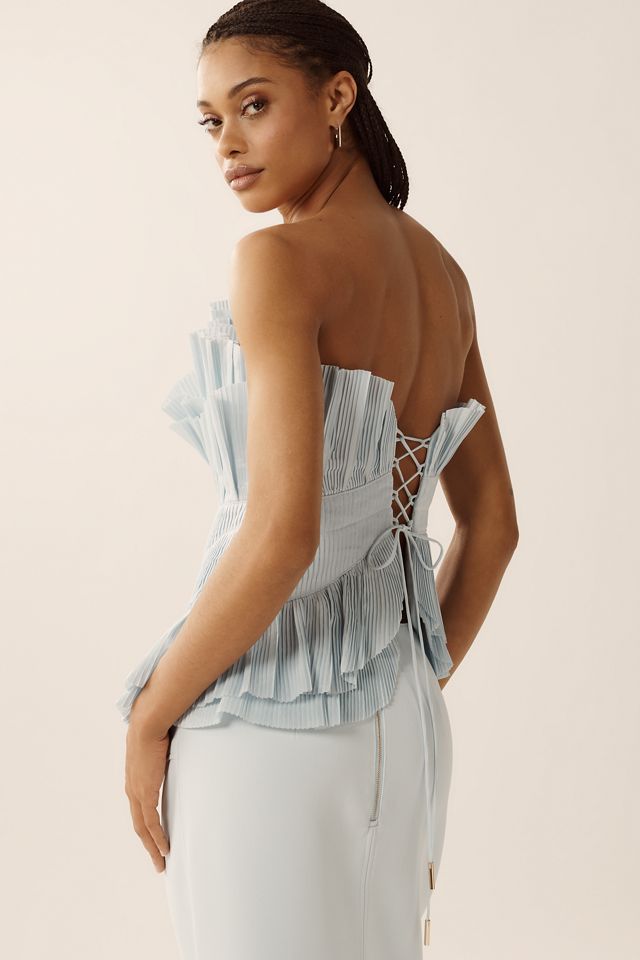 Acler Tremail Strapless Top #1