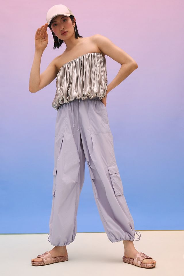 4SI3NNA Textured Shine Bubble Top #3
