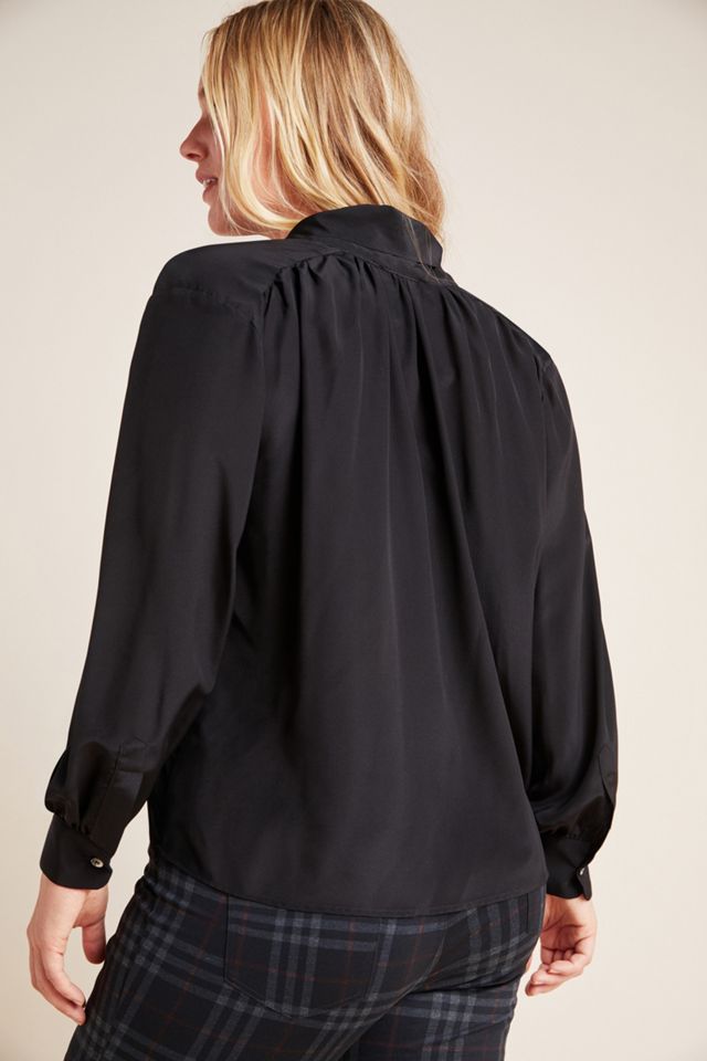Marion Silk Plus Blouse #1