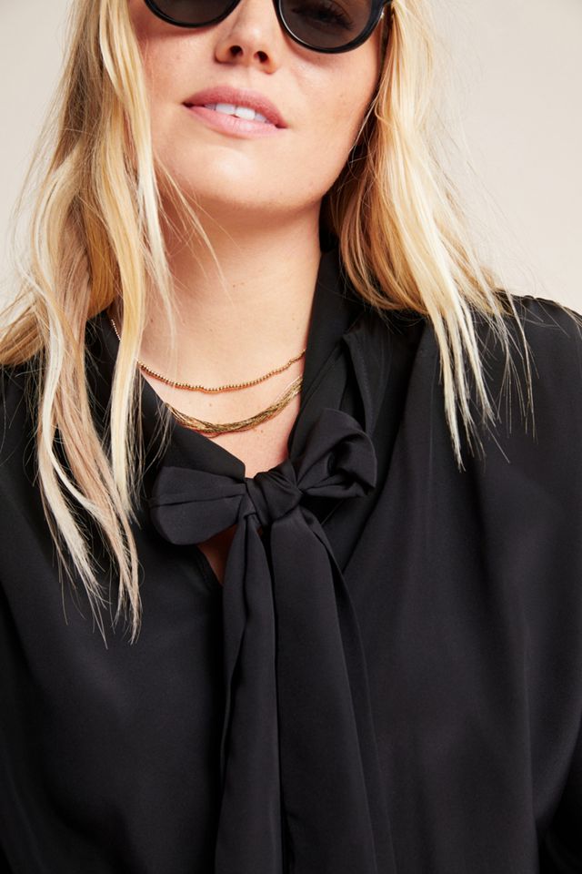 Marion Silk Plus Blouse #2