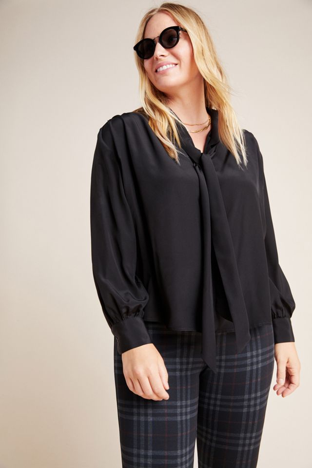 Marion Silk Plus Blouse #3