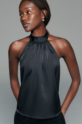 Sundays Leo High Neck Halter Top by Anthropologie