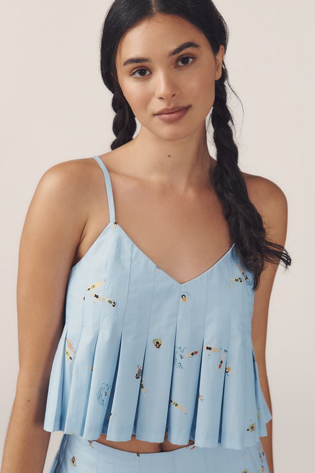 En Saison Zoey Pleated Tank Top #2