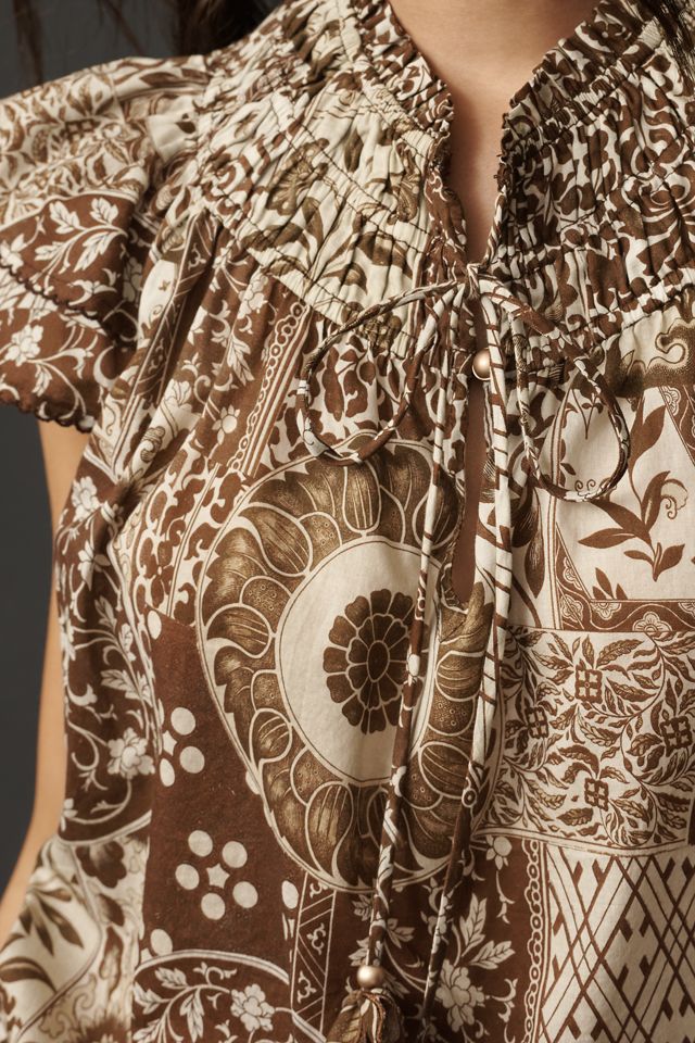 Jacquie The Label Mirabella Ruffled Blouse #3