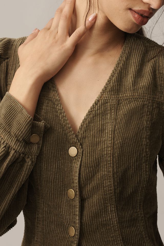 Jacquie The Label Sylvie Buttondown Blouse #1
