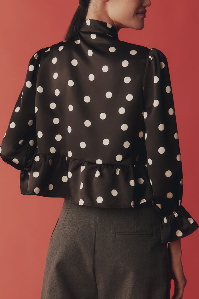 En Saison Floretta Tie-Neck Blouse #1