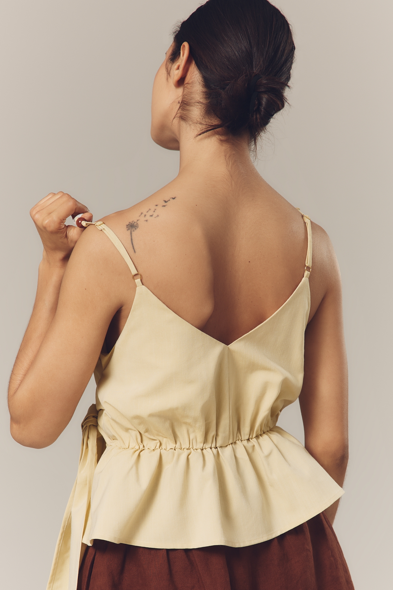 En Saison Lowen Tie Tank Top