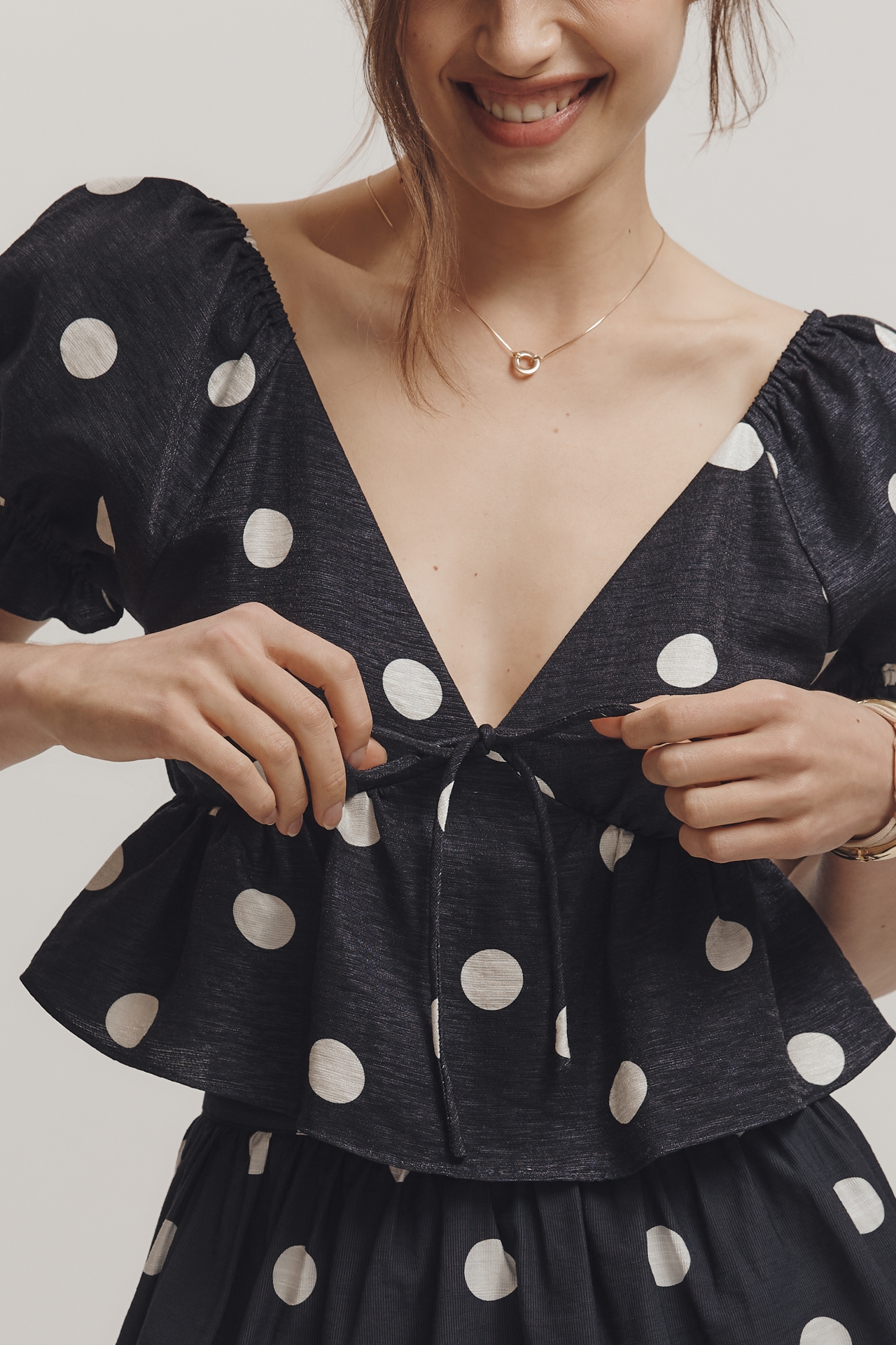 Jacquie The Label Libby Peplum Top