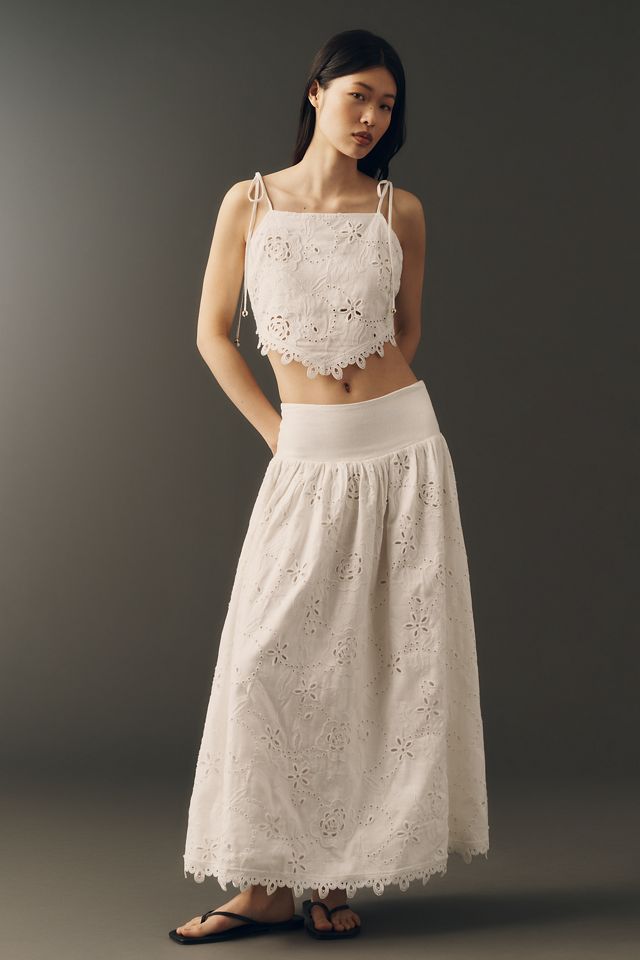 En Saison Analise Lace Crop Top #1