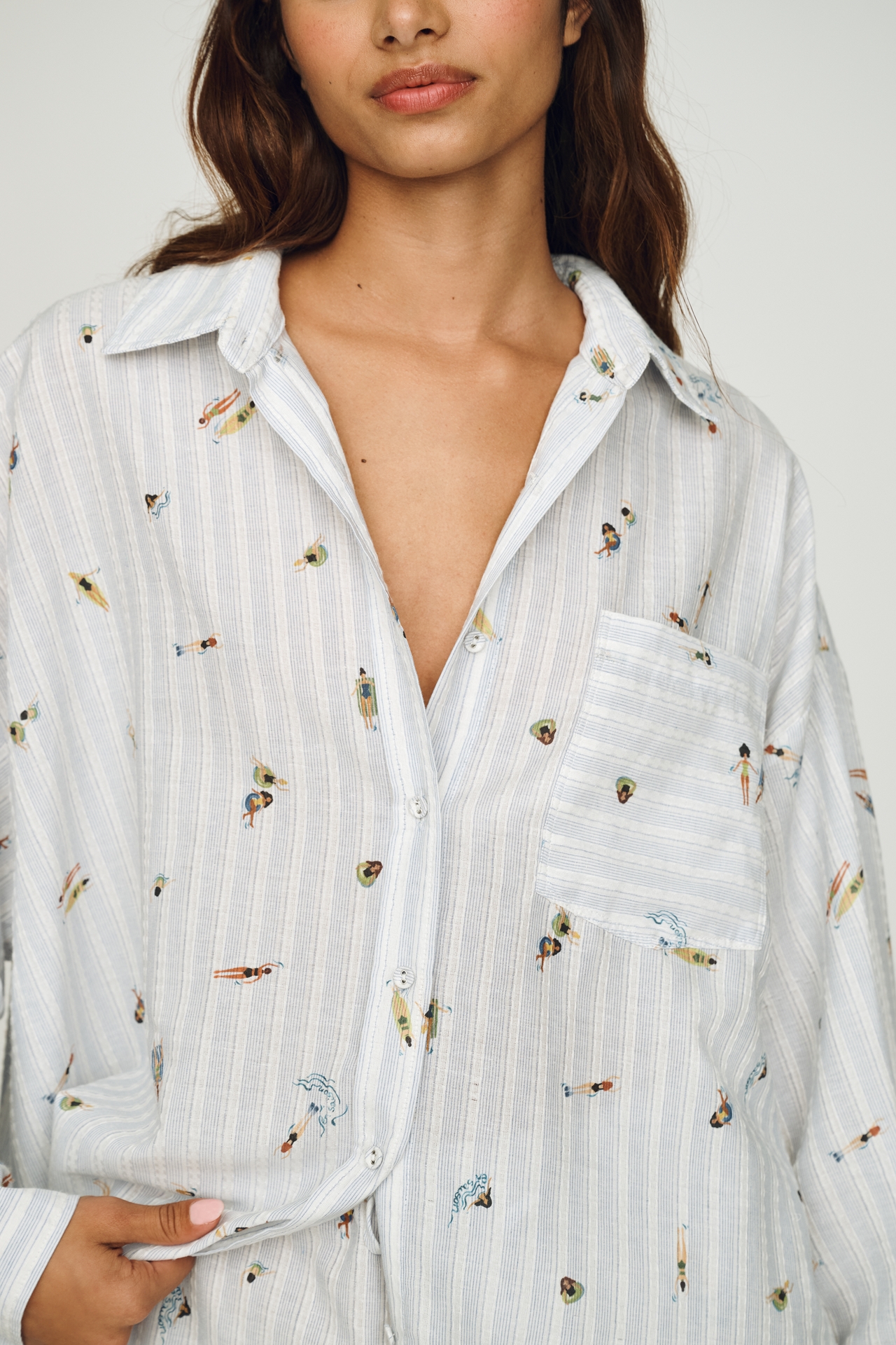 En Saison Nicole Buttondown Shirt