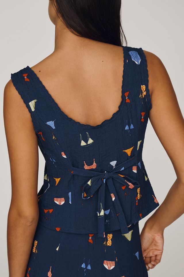 Jacquie The Label Riny Pintucked Top #1