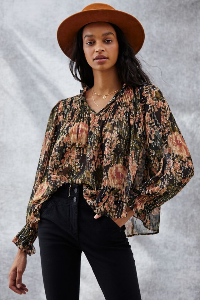 Evangeline Pintucked Blouse | Anthropologie