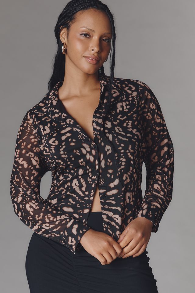 Sanctuary Plus Button-Front Fitted Top #1