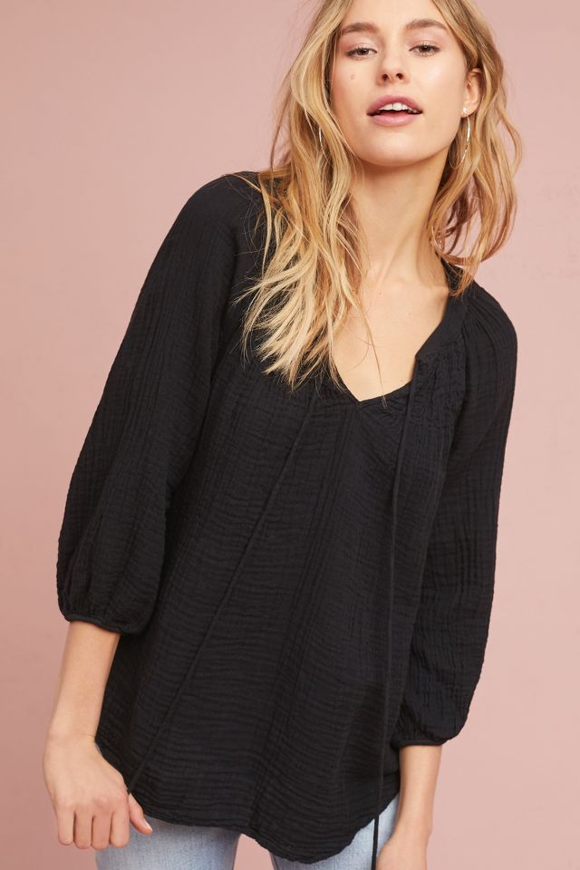 Mitchel long sleeve peasant blouse