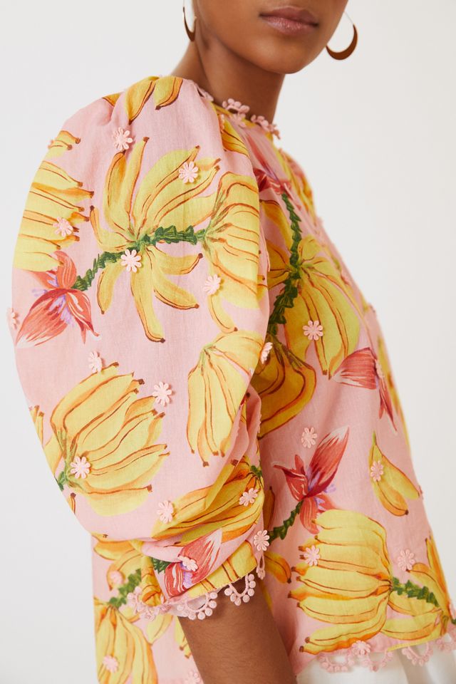 Farm Rio Banana Taste Blouse #1