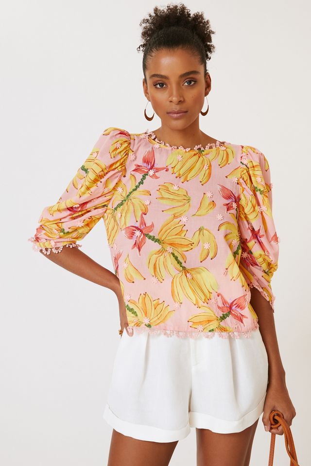 Farm Rio Banana Taste Blouse #4