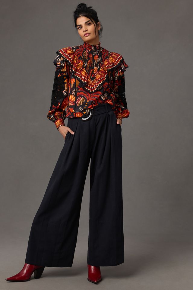 Farm Rio Nature Beauty Lace Blouse #3