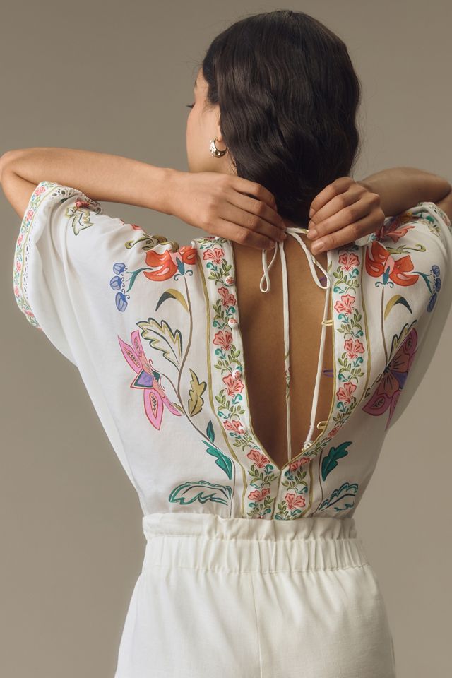 Farm Rio Insects Floral Bodysuit #2