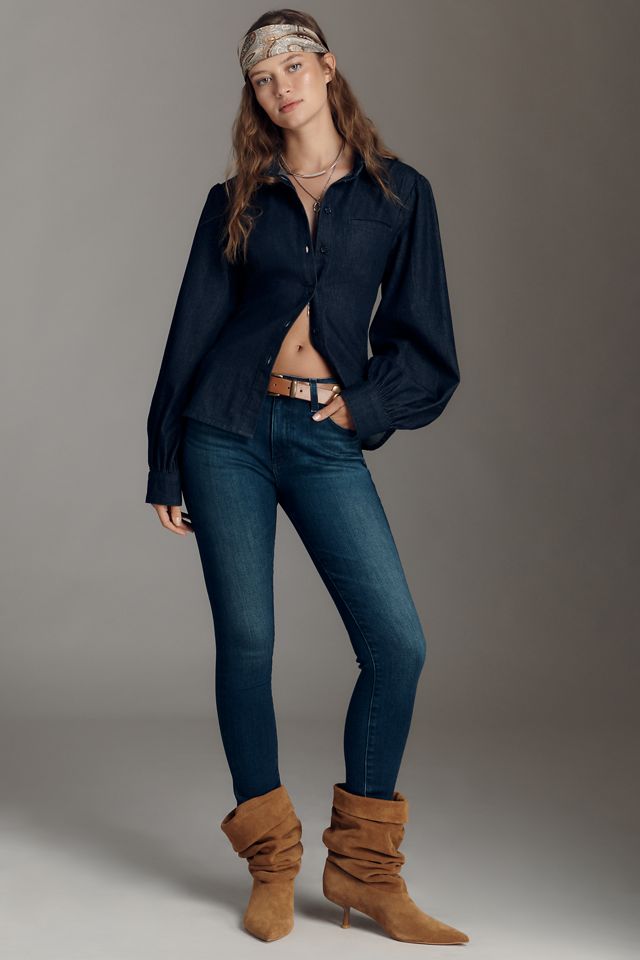 Pilcro Long-Sleeve Denim Buttondown Shirt #2