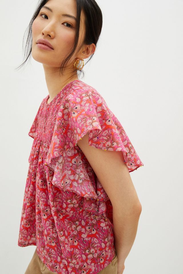 Roopa Pemmaraju Madyson Blusa smocked #1