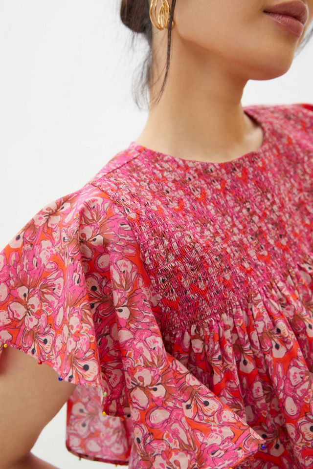 Roopa Pemmaraju Madyson Blusa smocked #2