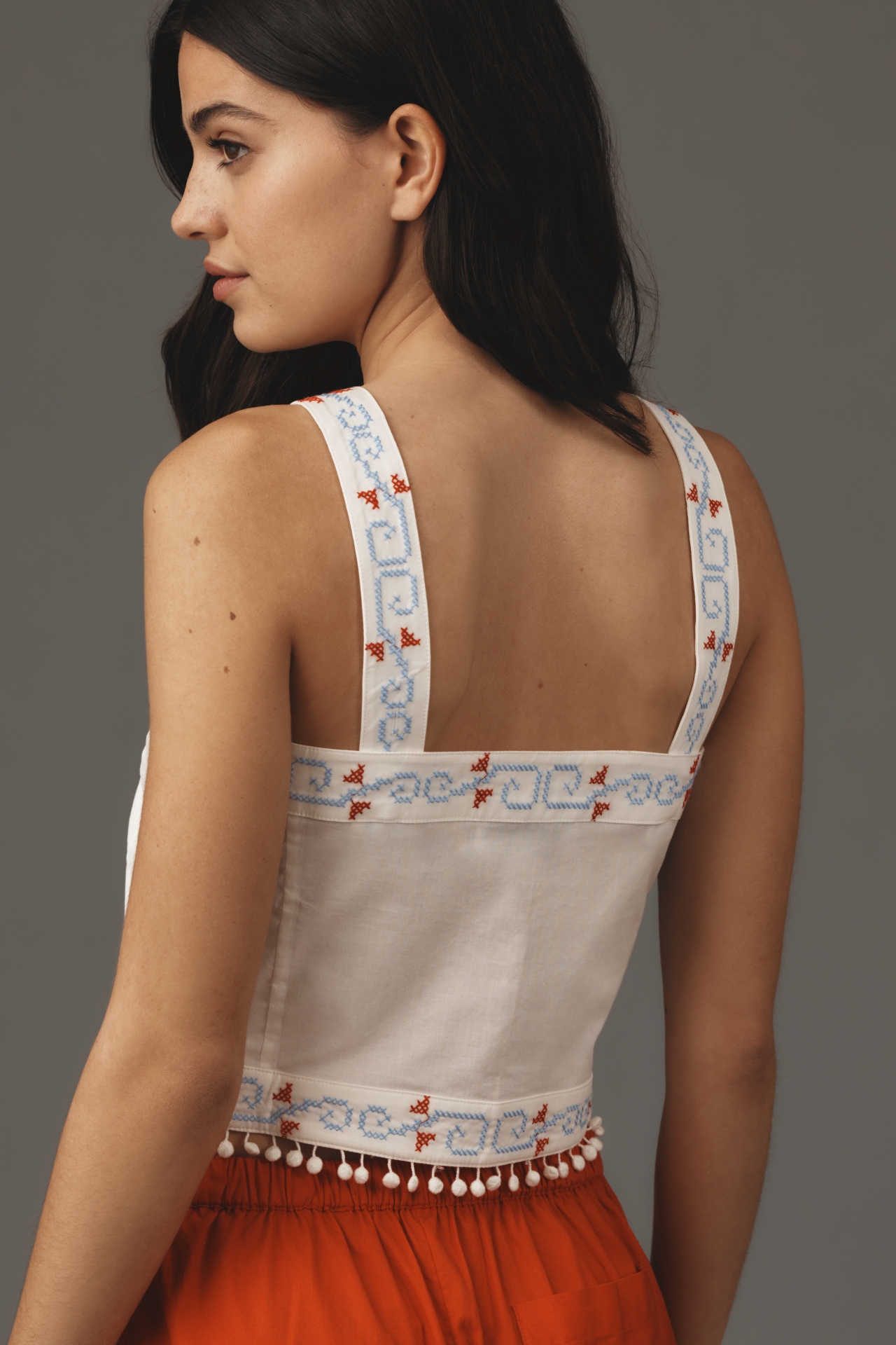 Hunter Bell Emery Embroidered Top