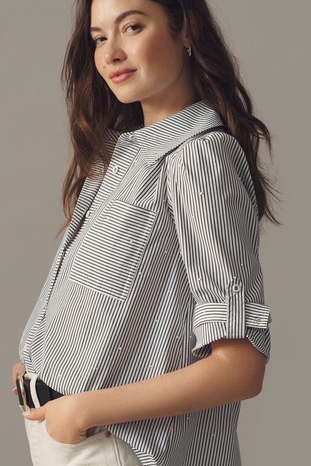 Hunter Bell Jade Buttondown Shirt #3