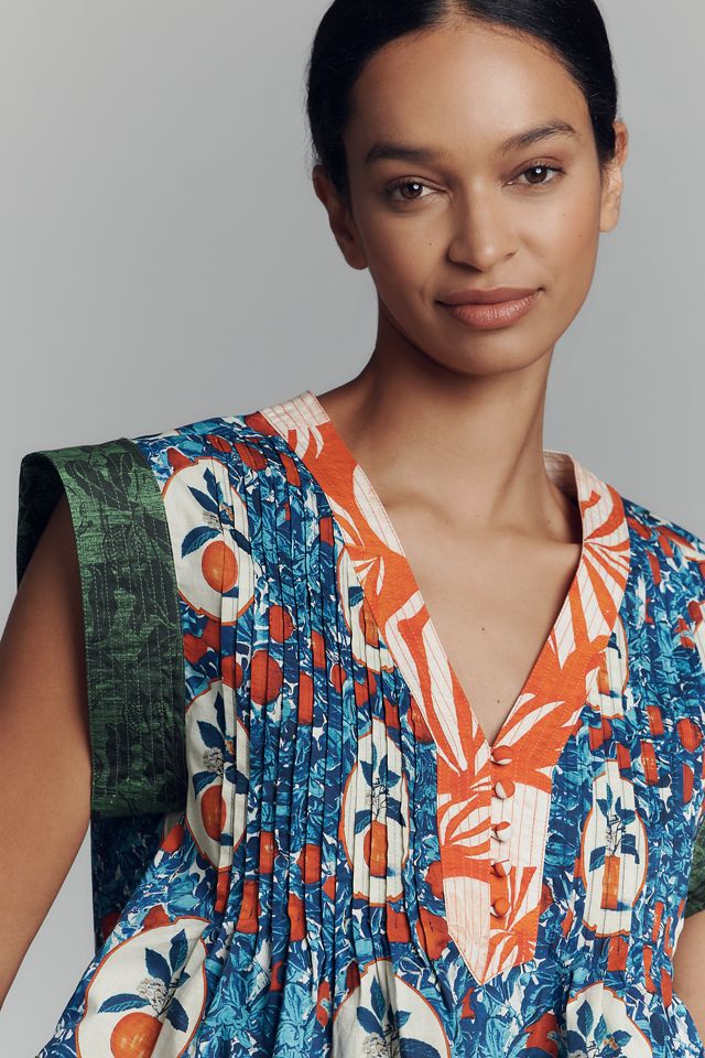 Hunter Bell Lola Short-Sleeve V-Neck Blouse #3