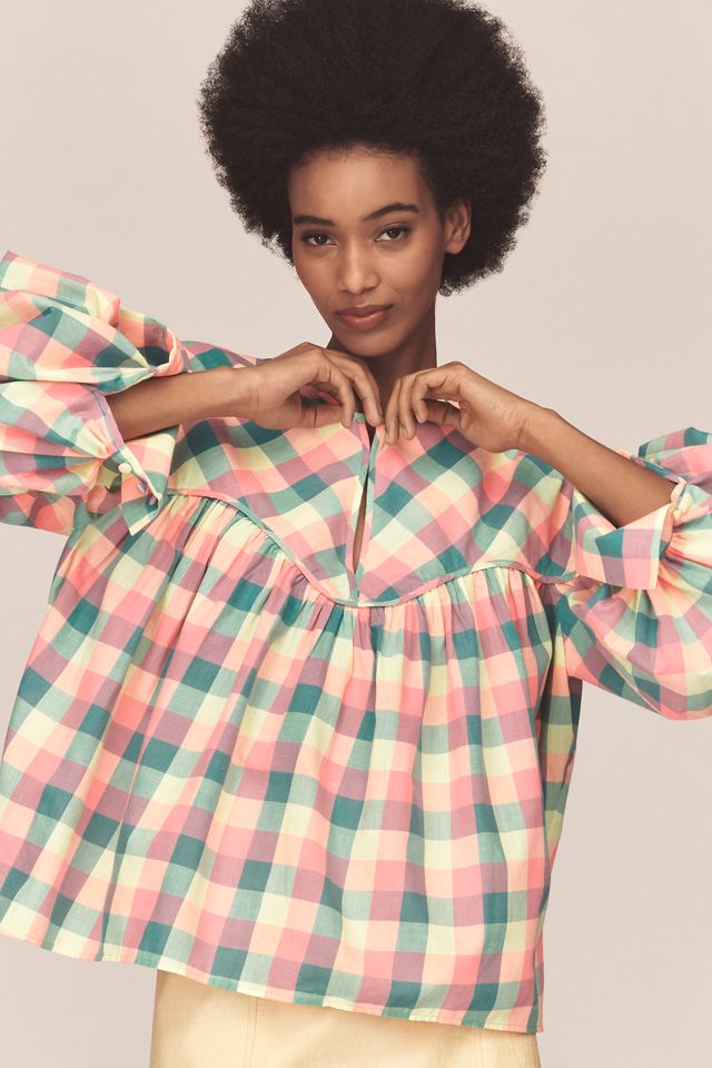 Hunter Bell Naya Yoke Blouse #3