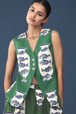 Hunter Lachlyn Linen Blend Vest Top