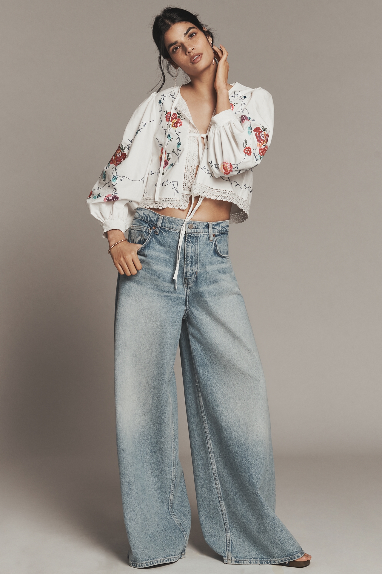 Hunter Bell Kaite Front-Tie Top