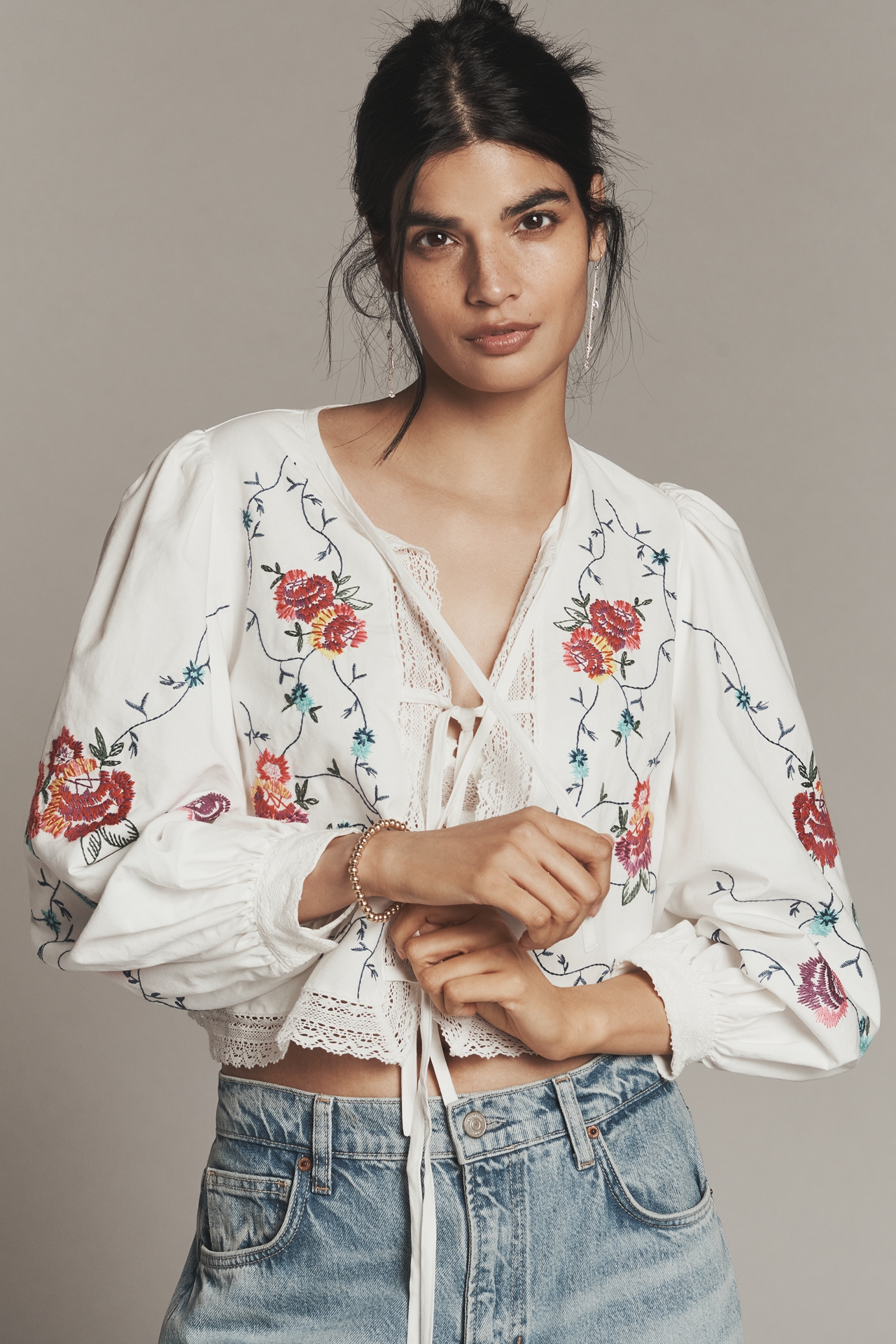 Hunter Bell Kaite Front-Tie Top