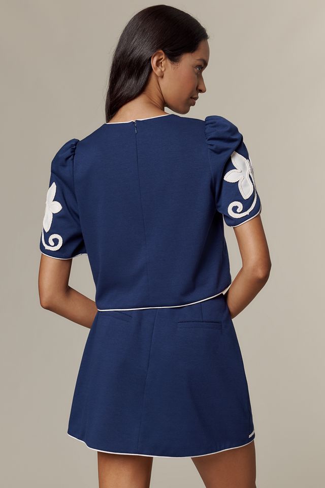 Hunter Bell Beeson Short-Sleeve Top #2