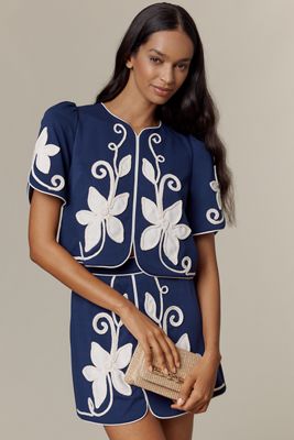 Hunter Bell Carlyle Long-Sleeve Mini Dress