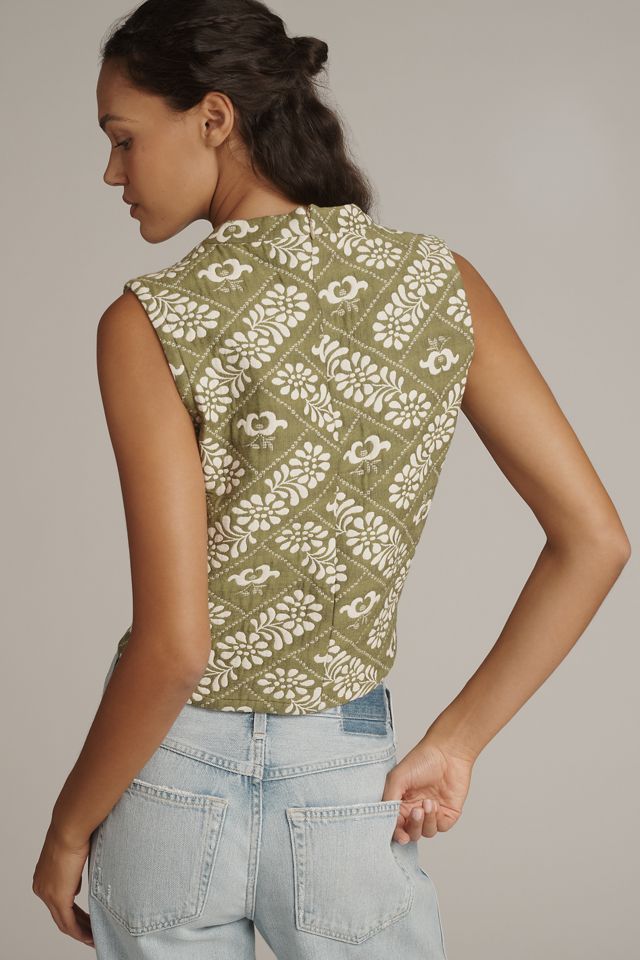 Hunter Bell Manning Jacquard Crop Top #1