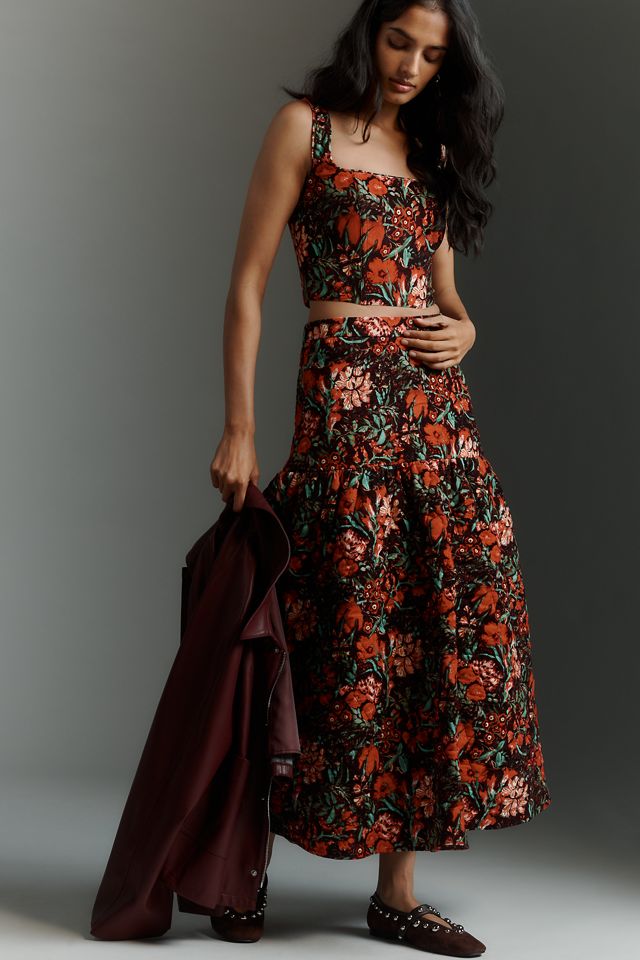 Hunter Bell Carissa Square-Neck Cropped Tank Top #2