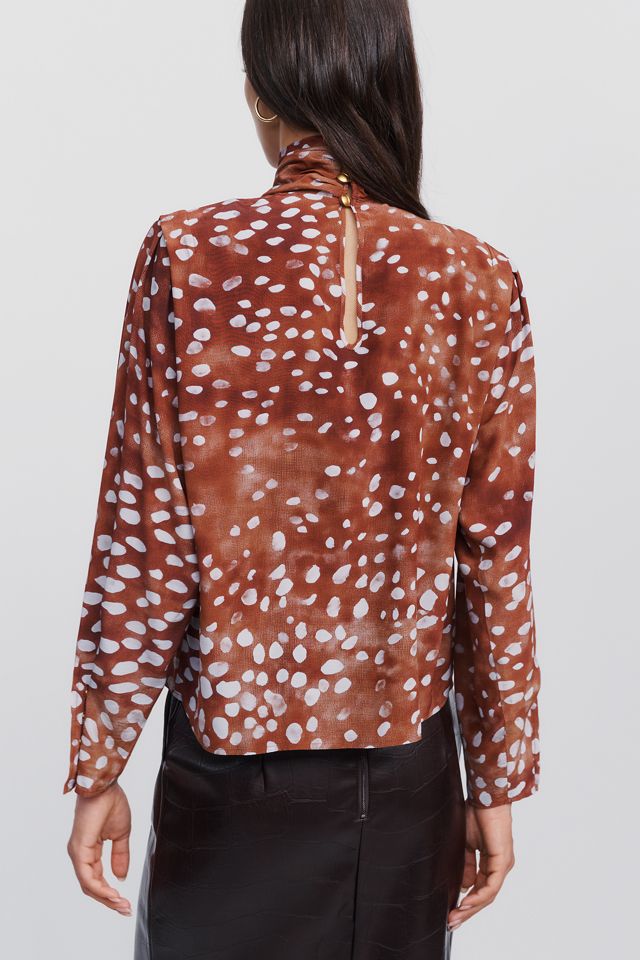 Hunter Bell Ellerie High Mock Neck Blouse #3
