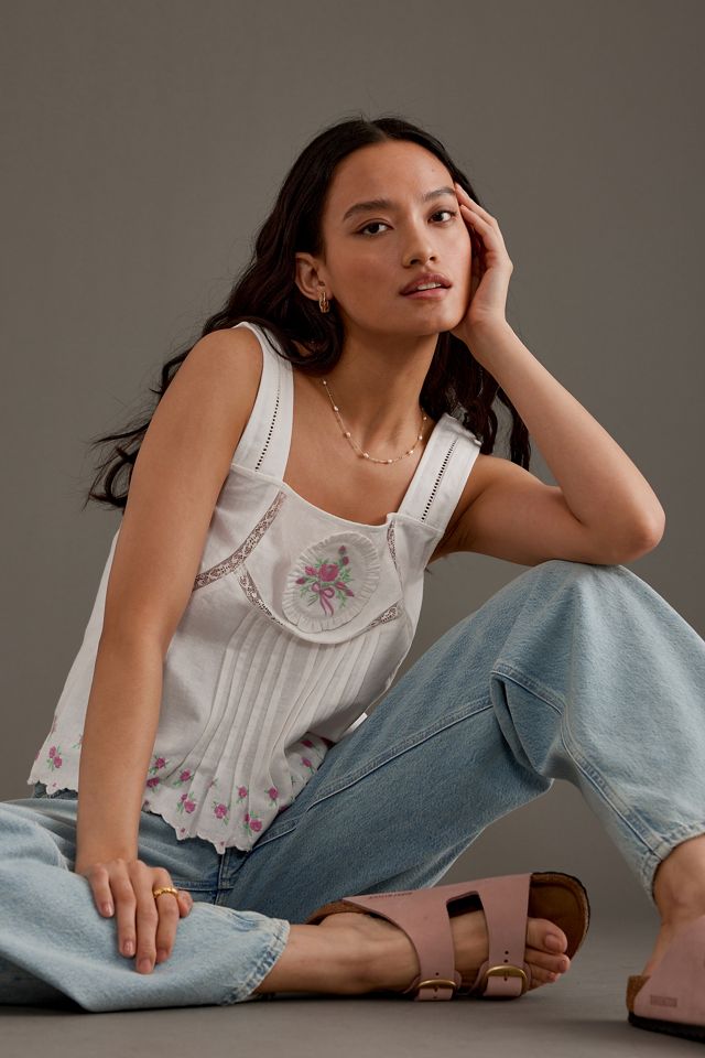 Damson Madder Nancy Rose Trägershirt #3