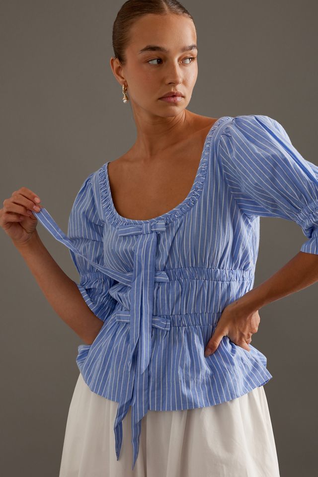 Blouse Bianca Damson Madder #1