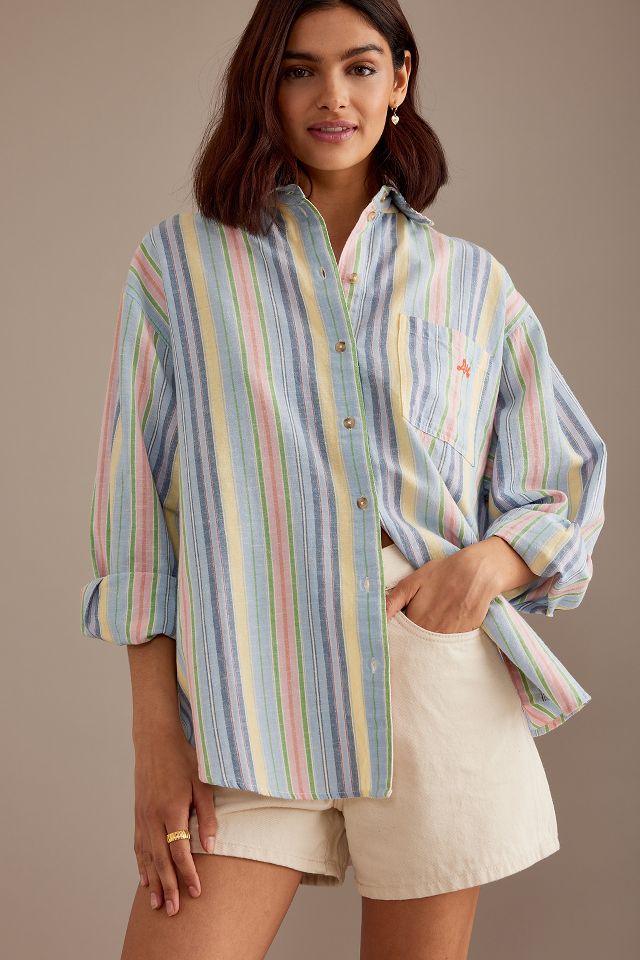 Damson Madder Skyla Stripe Shirt | Anthropologie UK