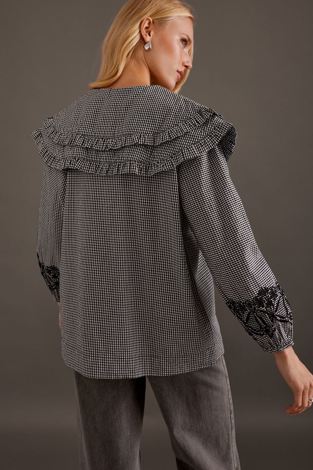 Damson Madder Lois Double-Collar Blouse #1