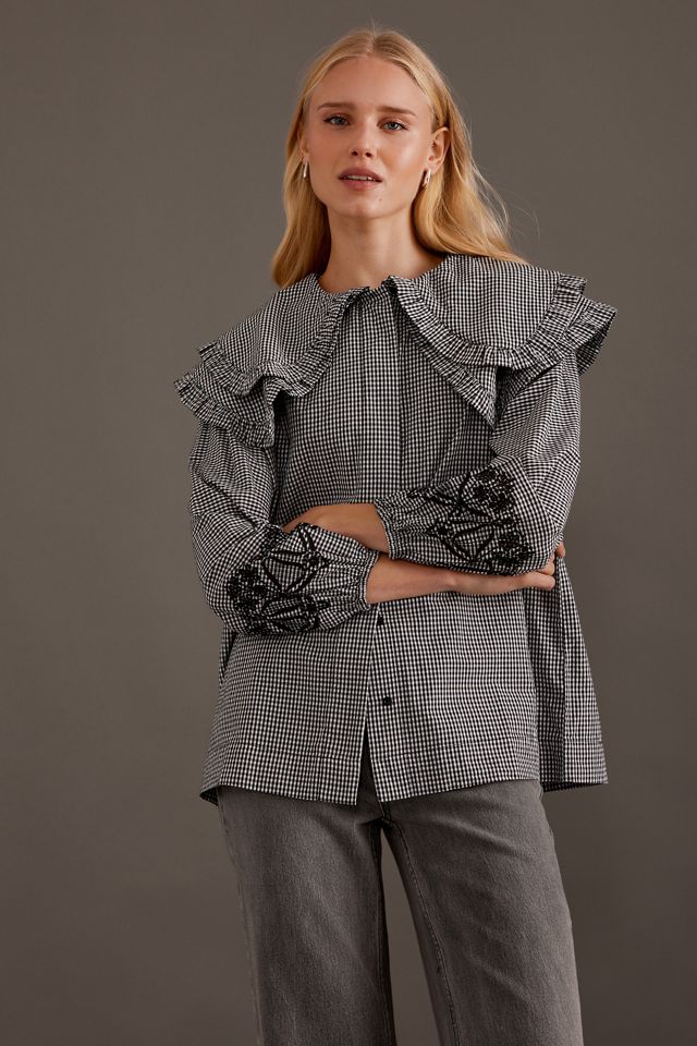 Damson Madder Lois Double-Collar Blouse #2