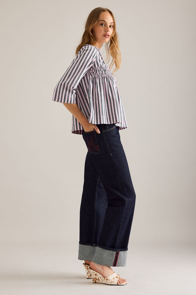 Camicetta a righe Leilani Damson Madder #3