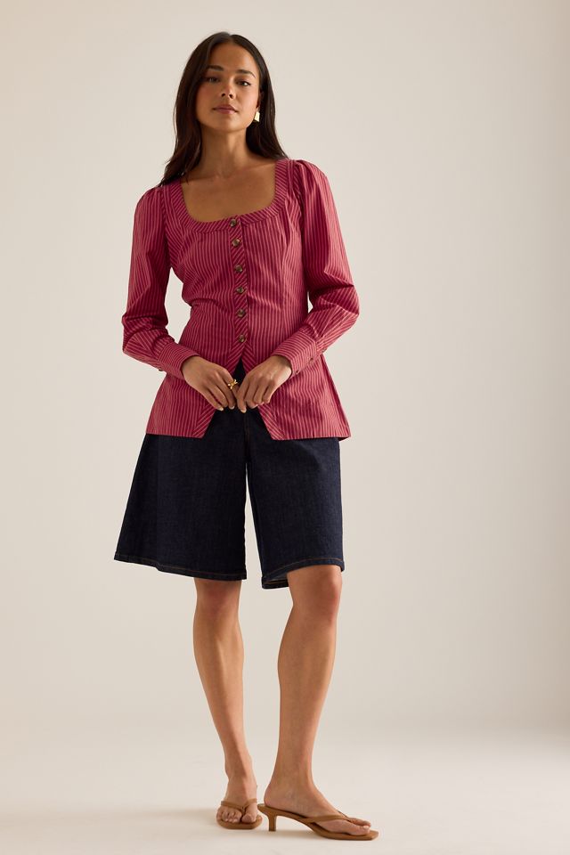 Damson Madder Clare Square-Neck Blouse #2