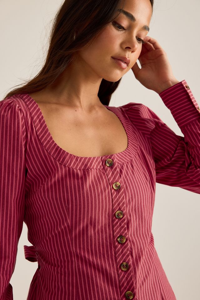 Damson Madder Clare Square-Neck Blouse #3